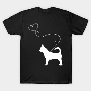 dog cute chihuahua heart T-Shirt